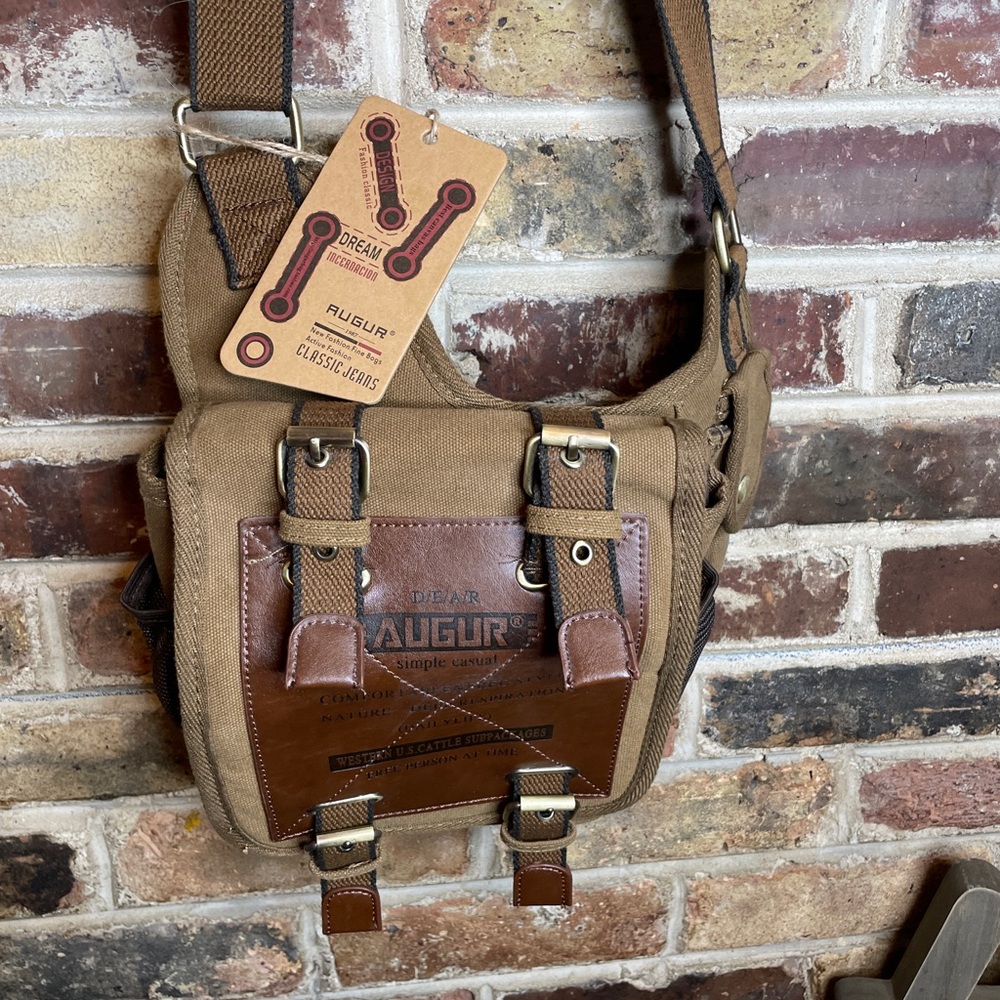 Vintage Augur messenger bag NWT - Picture 2 of 6